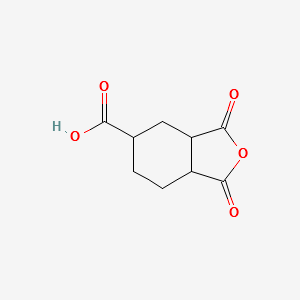 Hydrogenated trimellitic anhydride structure, CAS 53611-01-1