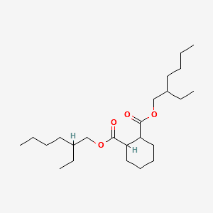 bis(2-ethylhexyl) cyclohexane-1,2-dicarboxylate structure, CAS 84-71-9