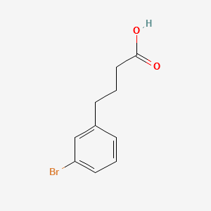 Benzenebutanoic acid, 3-bromo- structure, CAS 899350-32-4
