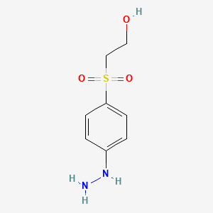 2-[(4-hydrazinophenyl)sulfonyl]-ethano structure, CAS 26505-12-4