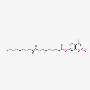 4-METHYLUMBELLIFERYL ELAIDATE structure, CAS 69003-01-6