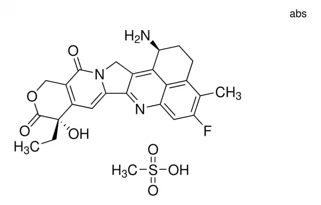 Exatecan mesilate structure, CAS 169869-90-3