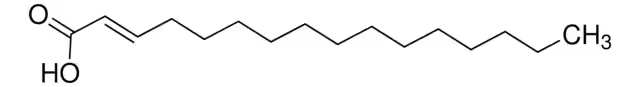 2-HEXADECENOIC ACID structure, CAS 629-56-1
