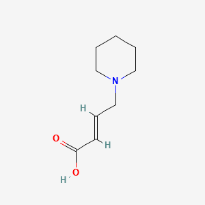 2-Butenoicacid,4-(1-piperidinyl)-,(2E)-(9CI) structure, CAS 768341-84-0