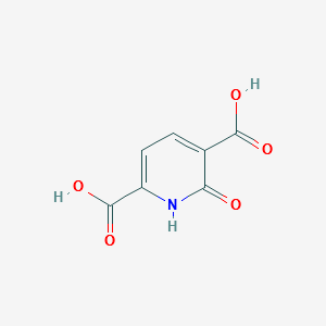 6-oxa-1,6-dihydropyridine-2,5-dicarboxylic acid structure, CAS 19841-78-2