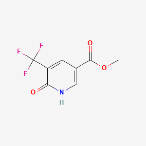 Methyl 5-trifluoromethyl-6-hydroxynicotinate structure, CAS 1476762-59-0