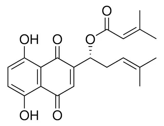 β, β-Dimethylacrylshikonin structure, CAS 24502-79-2