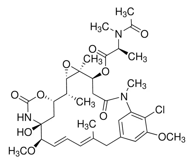 maitansine structure, CAS 35846-53-8