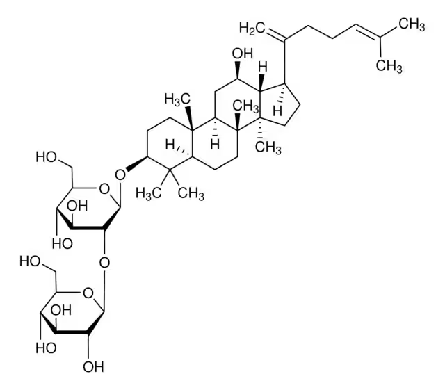 Ginsenoside RK2 structure, CAS 494753-69-4