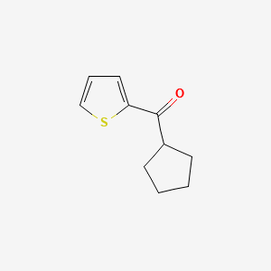 Methanone, cyclopentyl-2-thienyl- structure, CAS 99186-05-7