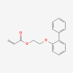 2-Propenoic acid 2-([1,1'-biphenyl]-2-yloxy)ethyl ester structure, CAS 91442-24-9