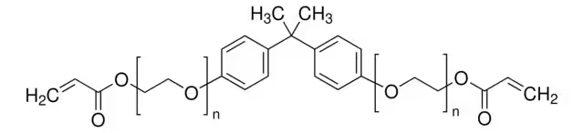 ETHOXYLATED (10) BISPHENOL A DIACRYLATE structure, CAS 64401-02-1