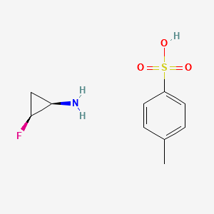 (1R,2S)-Fluorocyclopropylamine tosylate structure, CAS 143062-73-1