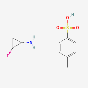 Cyclopropanamine,2-fluoro-,(1S,2R)-,4-methylbenzenesulfonate(9CI) structure, CAS 185225-84-7