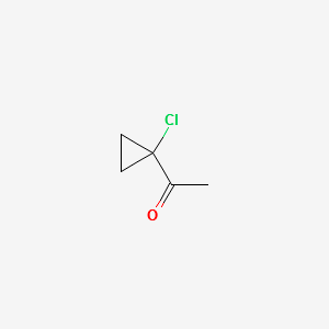 Ethanone, 1-(1-chlorocyclopropyl)- structure, CAS 63141-09-3