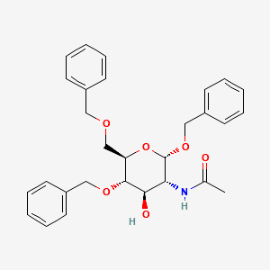 Benzyl 2-acetamido-4,6-di-Obenzyl-2-deoxy-Alpha-Dglucopyranoside structure, CAS 73646-11-4