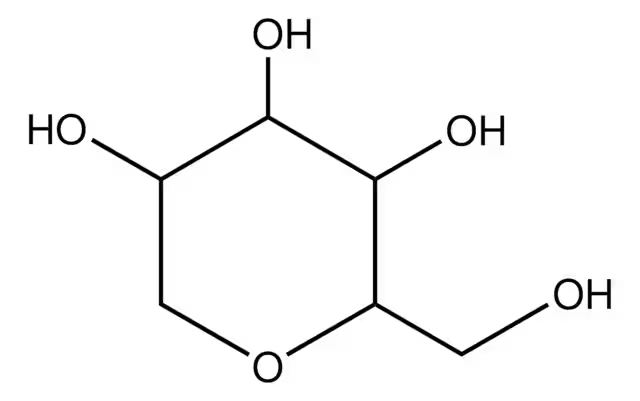 1,5-ANHYDRO-D-GLUCITOL structure, CAS 154-58-5