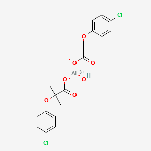 ALUMINUM CLOFIBRATE structure, CAS 24818-79-9