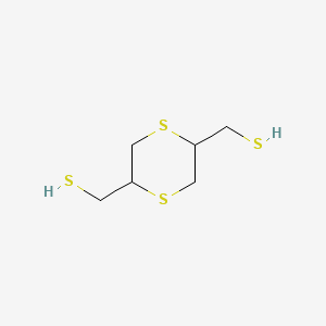 1,4-Dithiane-2,5-Di(Methanethiol) structure, CAS 136122-15-1