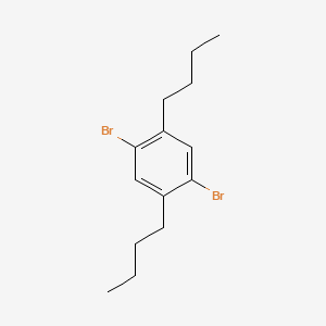 1,4-Dibromo-2,5-di-n-butylbenzene structure, CAS 200713-92-4