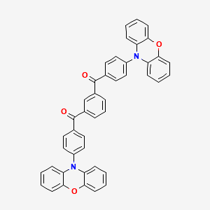 1,3-bis{4-(10H-phenoxazine-10-yl)benzoyl}benzene structure, CAS 1618669-36-5