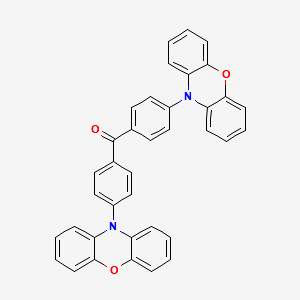 4,4'-bis(10H-phenoxazin-10-yl)methanone structure, CAS 1618669-35-4