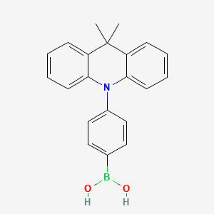 4-(9,9-Dimethyl-9,10-dihydroacridine)phenylboronic acid structure, CAS 1246021-61-3