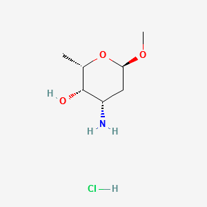 DAUNOSAMINE HYDROCHLORIDE structure, CAS 32385-06-1