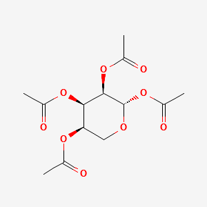 BETA-D-RIBOPYRANOSE 1,2,3,4-TETRAACETATE structure, CAS 4049-34-7