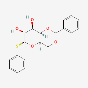 Phenyl 4,6-O-benzylidene-bD-thiogalactopyranoside structure, CAS 138922-03-9
