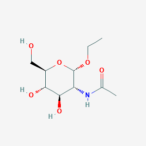 Ethyl2-acetaMido-2-deoxy-a-D-glucopyranoside structure, CAS 2495-95-6