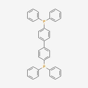4,4'-bis(diphenylphosphanyl)-1,1'-biphenyl structure, CAS 4129-44-6