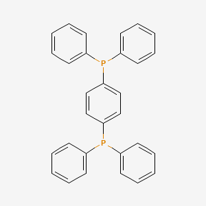 1,4-BIS(DIPHENYLPHOSPHINO)BENZENE structure, CAS 1179-06-2