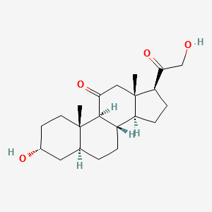 Alphadolone structure, CAS 14107-37-0