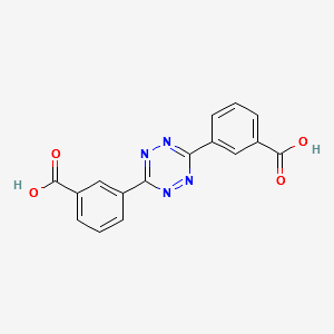 3,3-(1,2,4,5-tetrazine-3,6-diyl)dibenzoic acid structure, CAS 856055-91-9
