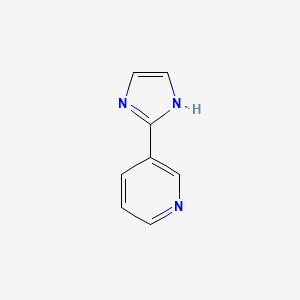 3-(1H-IMIDAZOL-2-YL)-PYRIDINE structure, CAS 13570-00-8