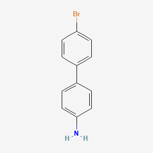 4'-Bromo-1,1'-biphenyl-4-amine structure, CAS 3365-82-0