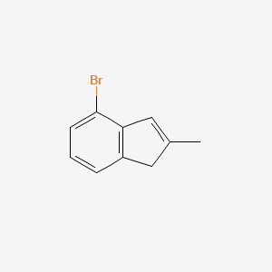 4-broMo-2-Methyl-1H-indene structure, CAS 328085-65-0