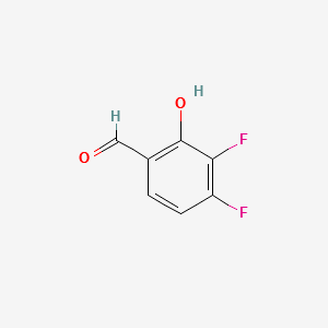 Benzaldehyde, 3,4-difluoro-2-hydroxy- (9CI) structure, CAS 502762-95-0