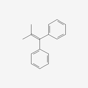 2-methyl-1,1-diphenyl-prop-1-ene structure, CAS 761-33-9