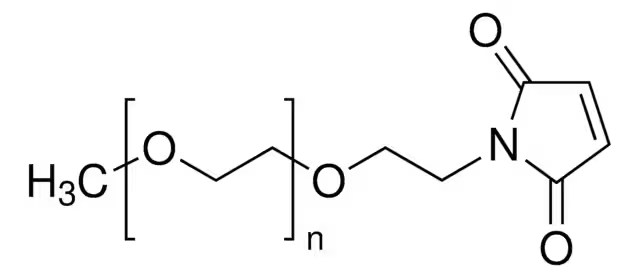 MONO-METHYL POLYETHYLENE GLYCOL 5'000 2-MALEIMIDOETHYL ETHER structure, CAS 99126-64-4