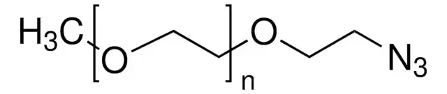 PEG-Azide, O-(2-Azidoethyl)-Oμ-methylpolyethylene glycol structure, CAS 89485-61-0