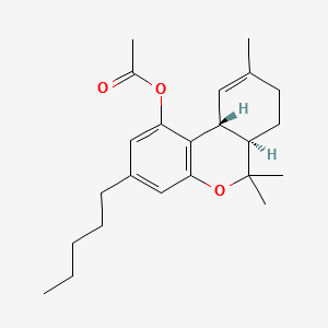 THC-O-acetate structure, CAS 23132-17-4