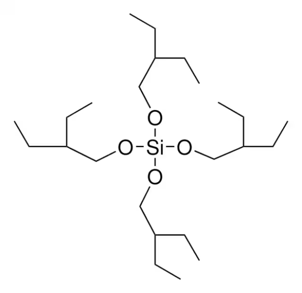 tetrakis(1-methylpropyl) orthosilicate structure, CAS 5089-76-9