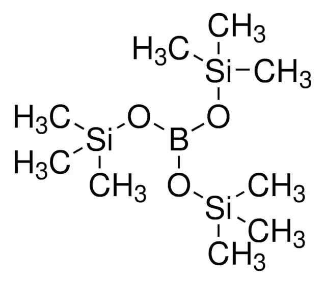 TRIS(TRIMETHYLSILOXY)BORON structure, CAS 4325-85-3