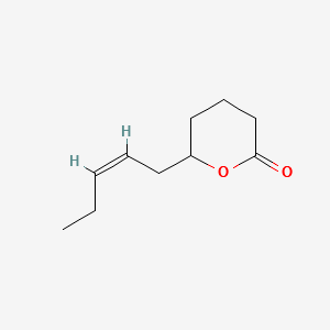 (Z)-7-DECEN-5-OLIDE structure, CAS 25524-95-2
