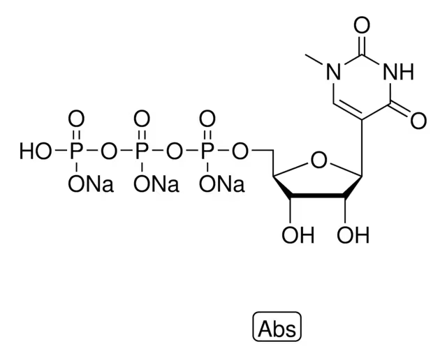 2,4(1H,3H)-Pyrimidinedione, 5-[5-O-[hydroxy[[hydroxy(phosphonooxy)phosphinyl]oxy]phosphinyl]-β-D-ribofuranosyl]-1-methyl- structure, CAS 1428903-59-6
