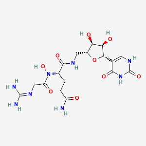Pseudouridimycin (PUM) structure, CAS 1566586-52-4