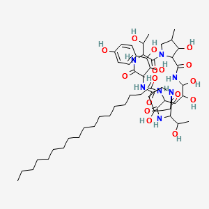 Tetrahydroechinocandin B structure, CAS 54651-06-8