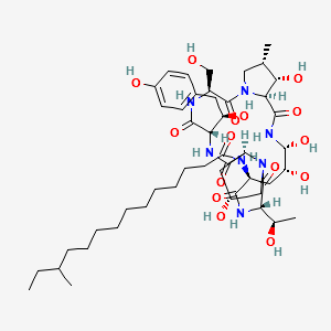 Deoxymulundocandin structure, CAS 138626-63-8